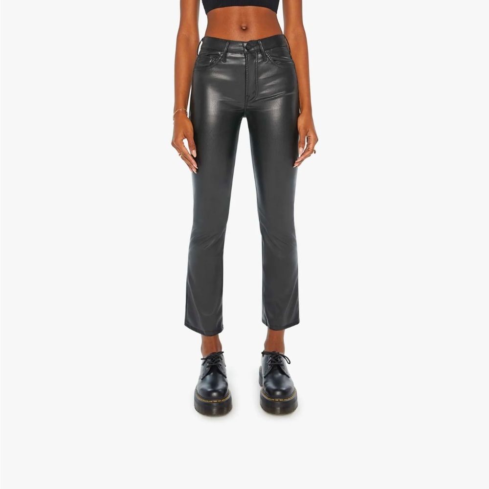 Mother’s faux leather pants